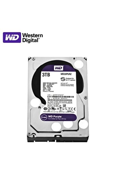 Genel Markalar Western Digital 3.5" 3 TB Purple WD30PURZ SATA 3.0 5400 RPM Ha...
