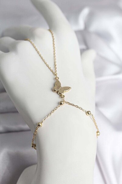 Inure Jewelry 316L Steel Gold Color Butterfly Model Women's Watch