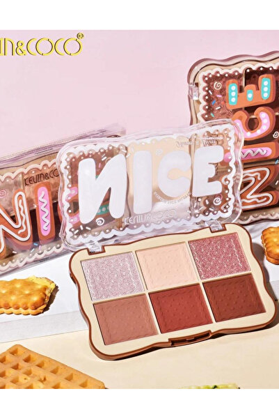 Lafme Beauty Palette of colors highlighter lighting nice cookie face knife - ...