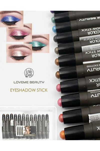 Lafme Beauty 12 Eyeshadow Pencils with Highlighter from Lavemi Beauty