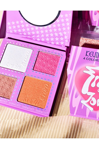 Lafme Beauty Palette highlighter summer dopamine four-color kevin and coco