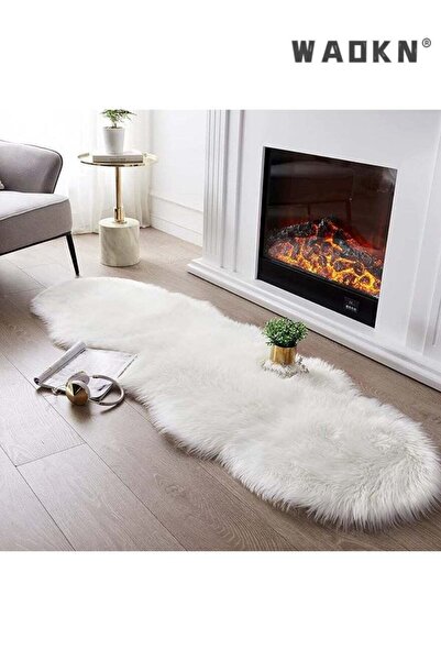 S Z F Store Ultra Soft Fluffy Rug White Faux Sheepskin Fur Area Rug Shaggy Co...