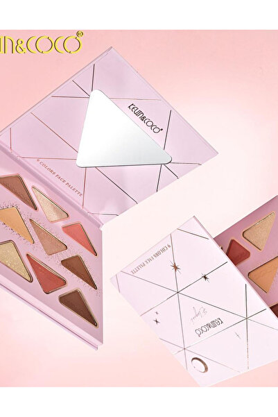 Lafme Beauty 9-Color Highlighter and Contour Palette Desert Moonlight Kevin &...