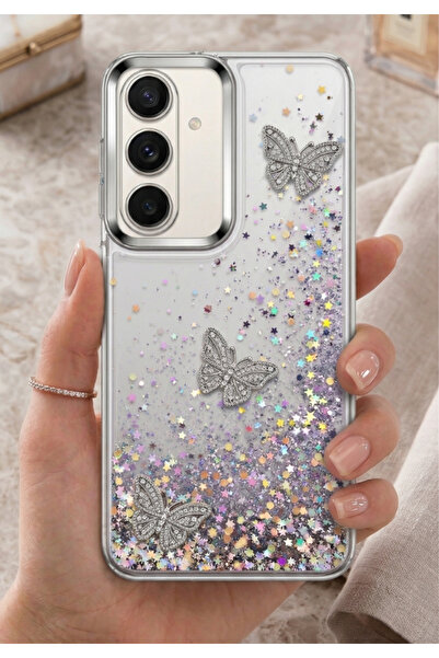 Rivor Galaxy S26 Plus+ Compatible Case with Camera Protrusion, Silvery Butter...