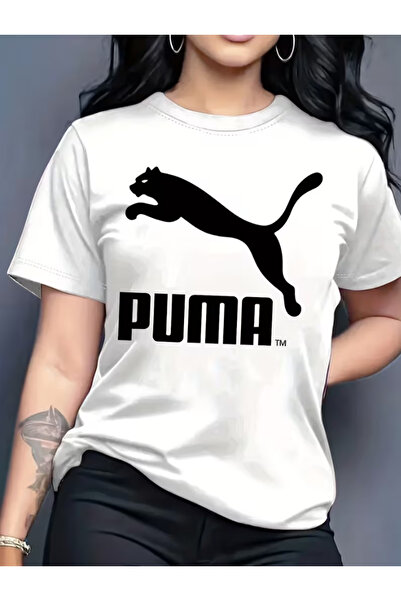 LİNA06 Printed Pattern - Elegant And Stylish - Women'S Round Neck Pullover T-...