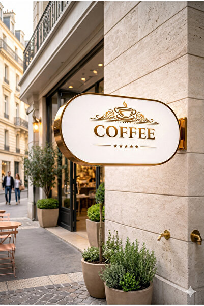 Grand City Media صندوق إضاءة مستطيل كلاسيك | إطار ذهبي نحاسي