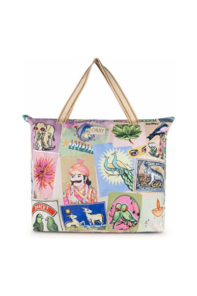 Oilily Nákupná taška Flaming Symbols 73 cm