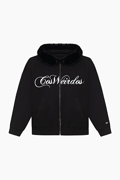 Cos Weirdos FUR zip hoodie