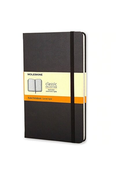 Moleskine Hard Cover Notebook Black (Lined - 11.5X18) - 2944