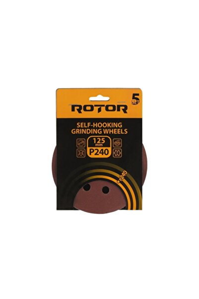 Rotor Disc abraziv pentru polizor unghiular de 125 mm, granulație 240, set de 5