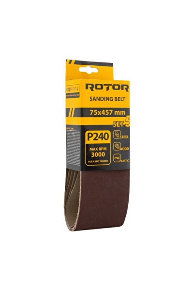 Rotor Bandă abrazivă P 240 75*457 set 5