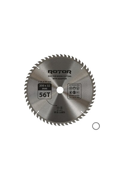 Rotor Δίσκος κοπής ξύλου 350*32/30/25.4 με 56 δόντια και προσαρμογέα
