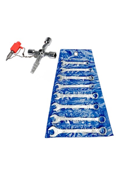 Universal Κλειδί γενικής χρήσης 4 σε 1, με προσαρμογέα αλυσίδας με μύτη διπλή...