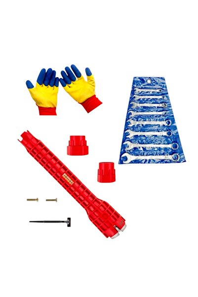 Universal Σετ 8 γερμανοπολύγωνων κλειδιών, από ανθρακούχο χάλυβα, με κλειδί 8...