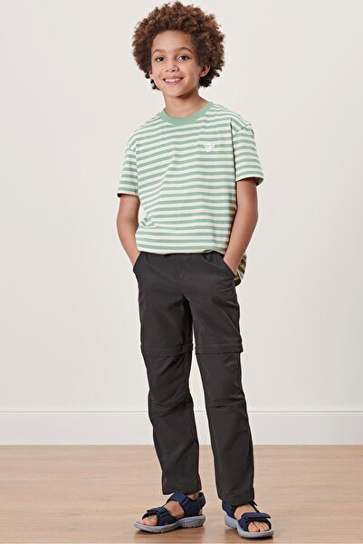 Tchibo Toddlers Boy Plain Pull On Pants, Dark Grey