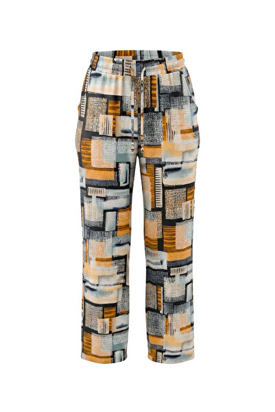 On Fashion Pantaloni de damă cu talie elastică și picior larg - Multicolori