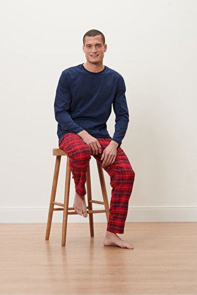 Tchibo Men 2Pcs Pajama Set, Navy