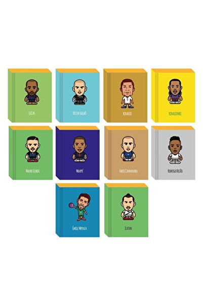 Lilamor Not Defteri Futbol Mini Havuz 4X5Cm 120 Sayfa (100 Lü Paket)