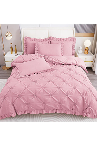 Pucioasa Bed linen with pleats for a double bed for 2 people Pucioasa, CVA 4 ...