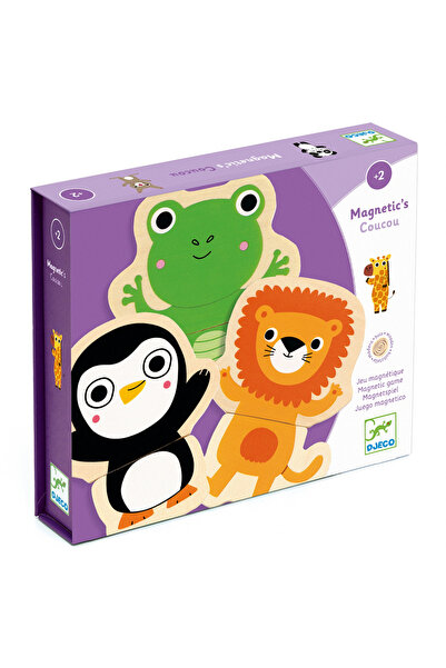 djeco Friendly Animals Magnet Game,