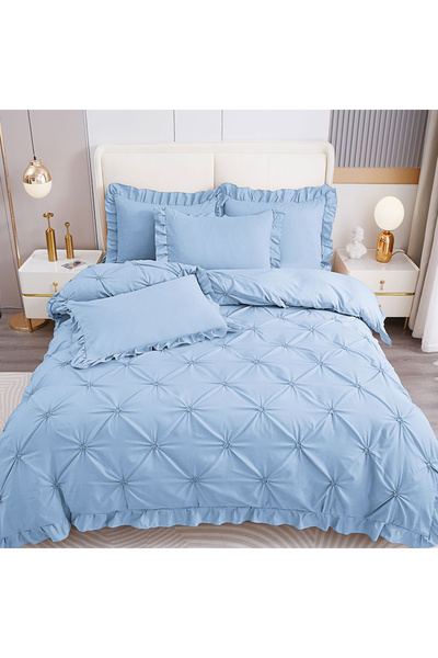 Pucioasa Bed linen with pleats for a double bed for 2 people Pucioasa, CVA 4 ...