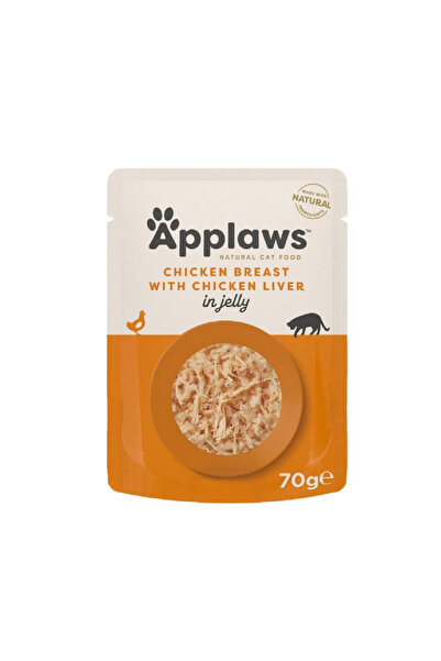 Applaws Applaws Wet Cat Food Tender Chicken Breast with Liver in Jelly 70g
