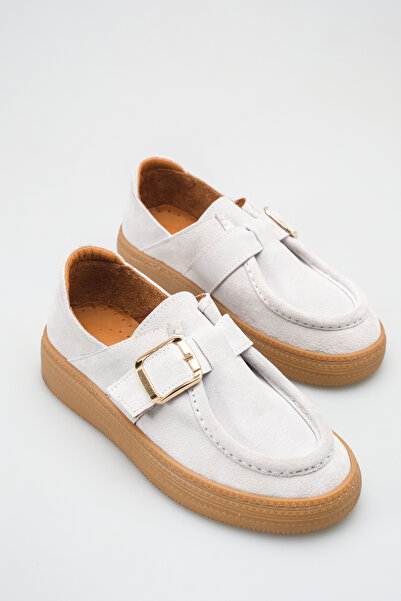 CALVERO Günlük Kadın Hakiki Deri Süet Ayakkabı