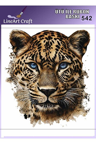 LİNEART Ütü İle Yapışan Rubon Transfer Baskı & Kumaş Transfer No:RB542-30x30cm