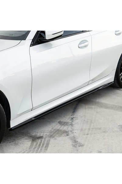 TMZ Garage BMW 3 Serisi G20 2018+ Yan Marşpiyel M Paket Uyumlu Piano Black Ma...