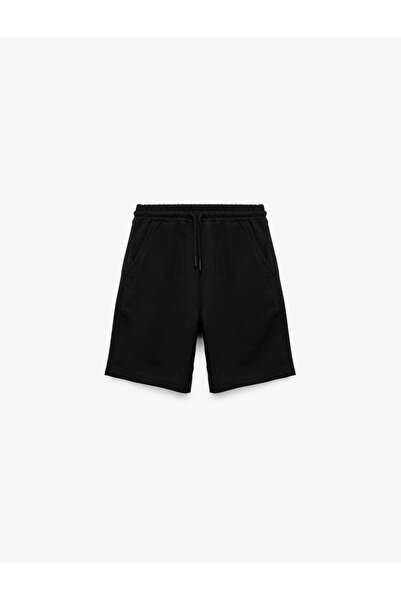 Koton Kids Erkek Çocuk Beli Bağcıklı Cepli Basic Şort