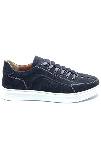 KOCAMANLAR Dropland 8790 Leather Men's Casual Shoes Dark Blue