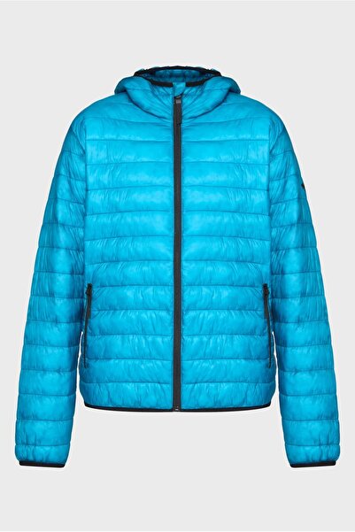 ARENA Puffed Transparent Jacket Turquoise