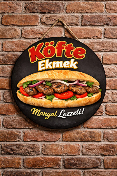 Mayeka Wooden Wall Door Decorative Ornament Painting for Bread Rolls and Meat...