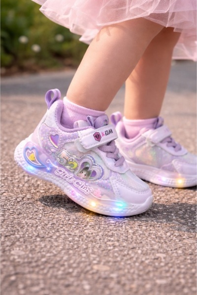 Superbaby Shine light-up sneakers