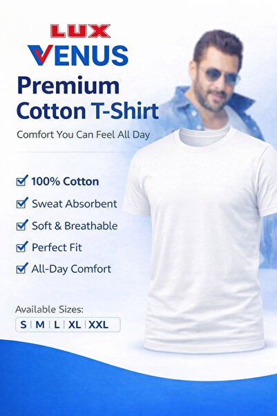 LUX VENUS INNERWAER T-SHIRT 6PCS