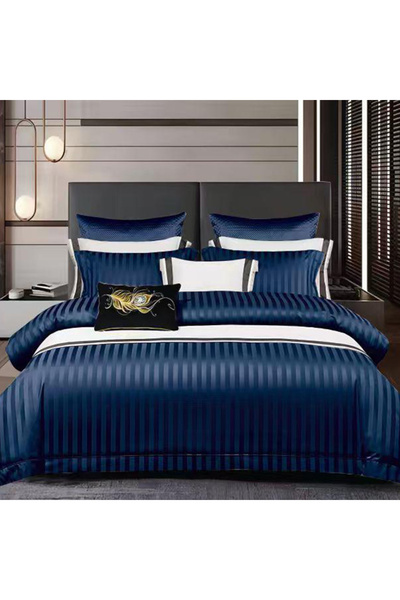 Pucioasa Damask bed linen with elastic for double bed Pucioasa, CVA 6 pieces,...