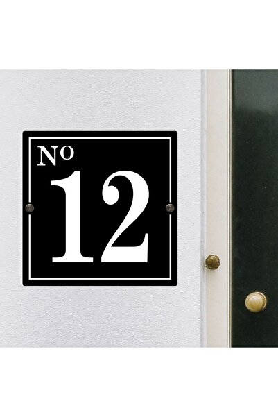 zafrakreklam Door - Villa - Garden - Apartment - Wall Number 25X25Cm Number N...