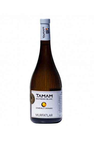 OEM Vin Alb Sec Tamam Sauvignon Blanc Domeniile Caraman Murfatlar 0.75L