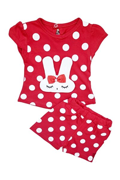 Miniworld Baby Casual summer set for girls, cotton, pattern with bunnies and ...