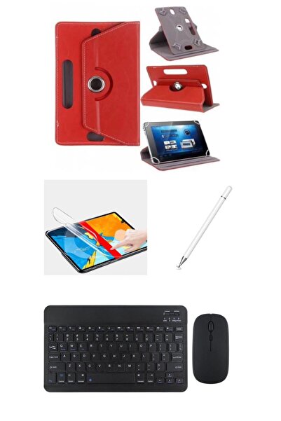 Nomker Tecno Megapad Se 11'' Uyumlu 4in1 Set Klavye Mouse Kılıf Kalem Ekran K...