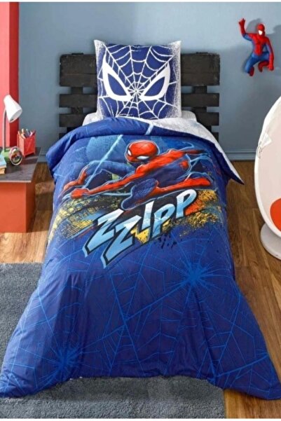 Taç Γνήσιο Αδειοδοτημένο Σετ Παπλωματοθήκης Spiderman για Ένα Άτομο