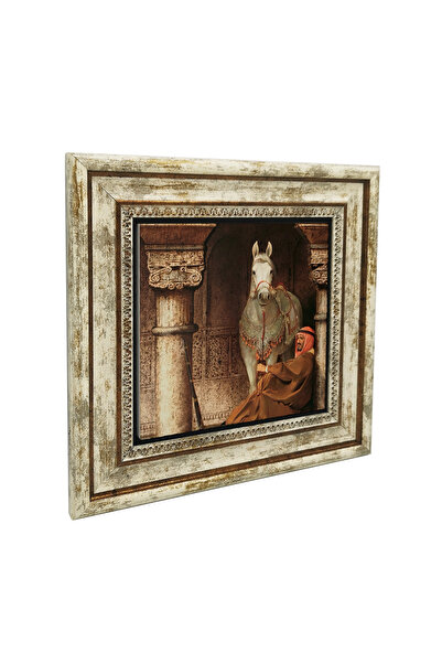 Sadrazam Εκτύπωση εικόνας αλόγου σε πίνακα από φυσική πέτρα 25X251G-ArAt1