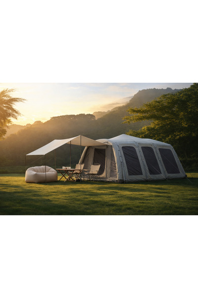 MAKAMP 5 Kişilik Şişme Çadır Tenteli Oxford Kumaş