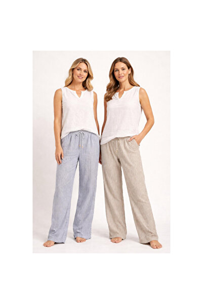 Türkiş Otantik Muslin Striped Hiking Pants