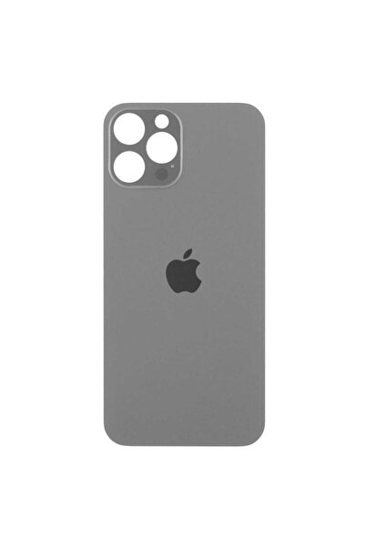 OEM Battery Cover for Apple iPhone 12 Pro Max Graphite, Gray, Glass, No Adhes...