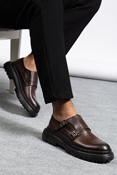 maximoda Genuine Leather, Eva Sole, Patterned, Stitched, Men's Shoes