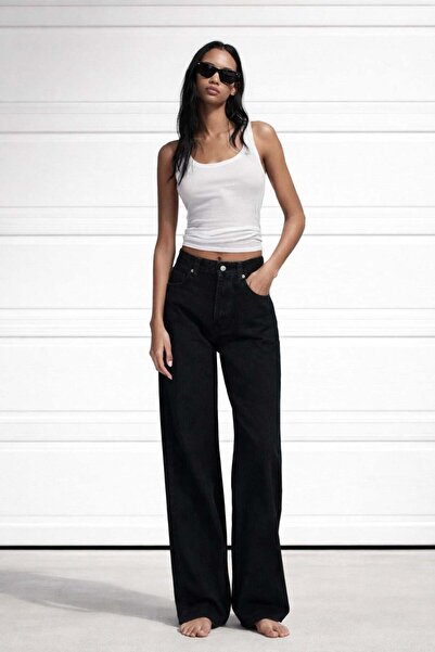 Delpino High Waist Wide Leg Women's Jeans