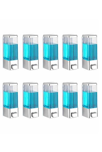 DLN SHOP 10 Pieces Wall Mounted Liquid Soap Dispenser Shampoo Dispenser. Both...