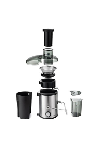 novim Storcator Electric pentru Fructe si Legume 2 in 1 - 800W, Recipient Suc 1L si Pulpa 2L