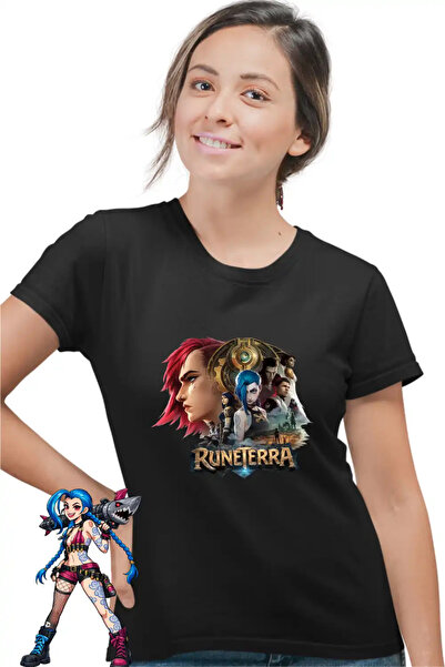 OEM Runeterra Jinx Vi Arcane Women's T-Shirt